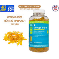{T6/26} Thực phẩm chức năng Viên Uống Bổ Sung Dầu Cá Omega 3 6 9 Supports Heart Health
