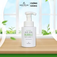 T65 - Bọt rửa mặt lô hội dịu mát da - Aloe Vera Bubble Foam Cleanser 300ml - The Skin House