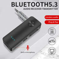 T66 Bluetooth 5.3 Bộ Chuyển Đổi Đầu Thu Ô Tô Jack Cắm 3.5 Mm AUX Cho Loa Ô Tô Âm Thanh Thu Âm Thanh Bộ Chuyển Đổi Không Dây rảnh Tay