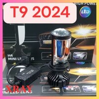 T9 Mẫu 2024 -45w pha led bi cầu mini chân H4,Lắp đèn pha ô tô, xe máy,  có ốc chỉnh độ cao thấp của pha, độ lệch pha