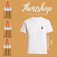 T92 Teh & Kopi Takeaway Embroidery T-Shirts (Unisex)