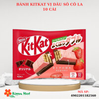 (T9/2025) Bánh KitKat Socola Vị Dâu 10 cái
