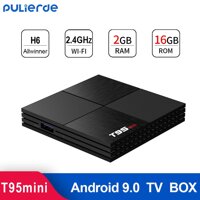 T95mini tivi box Android 9.0 2GB RAM 16GB ROM Allwinner H6 Quad Core 4K Máy nghe nhạc thông minh smart TV BOX 2.4G wifi t95 mini