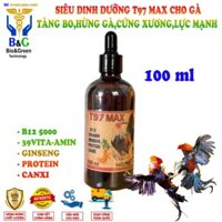 T97 MAX Chai 100 ml vitamin tổng hợp gà đá.