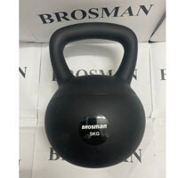 TẠ ẤM MỀM 5KG BROSMAN NHẬP KHẨU/ TẠ BÌNH VÔI CAO SU  MỀM 5KG BROSMAN NHẬP KHẨU MÀU ĐEN