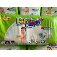 Tã Bỉm Baby Love Size XXL 48 Miếng, Cho Bé 15 Kg Đến 25 Kg - Baby Love Pants Size XXL48 - Tã Quần Trẻ Em Công Nghệ Nhật