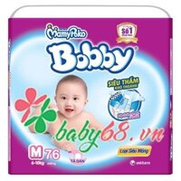 Tã - bỉm BOBBY dán M76 siêu mỏng 6-10kg