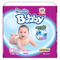 Tã - Bỉm Bobby dán M76 siêu mỏng 6-10kg