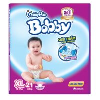 Tã - Bỉm Bobby dán siêu mỏng XL21 12-17kg