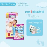 TÃ BỈM BOBBY LÕI NÉN 3MM DÁN/QUẦN SIZE NEWBORN38/S54/M46/S46/M42/L38/XL34/XXL30