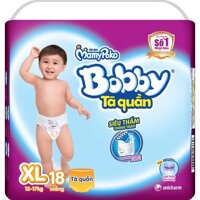 Tã - Bỉm Bobby quần XL18 12-17kg