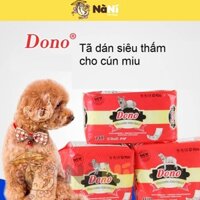 Tã bỉm cho chó mèo con DONO bịch lớn, Siêu thấm hút, khô ráo, kháng khuẩn – Nanipetshop
