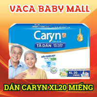 Tã bỉm DÁN Caryn dành cho người già size lớn nhất XL20 miếng gói tiết kiệm