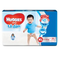 Tã – bỉm dán Huggies XL34 (11-16kg)