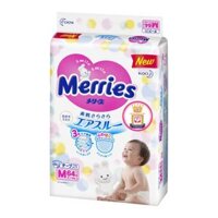 Tã - bỉm dán Merries M64 (6-11kg) và L54