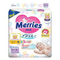 Tã - bỉm dán Merries Newborn90 Nhật Bản (dưới 5kg)