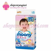 Tã - Bỉm Dán Moony L54 Không Quà - Tã Dán Moony Nhật Giá Sĩ Tại TPHCM