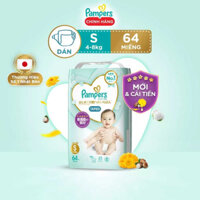 Tã/ Bỉm Dán Pampers Nhật Thượng Hạng, Size NB70/S64/M52/L42, Siêu Mềm Mịn & Thoáng Khí