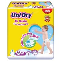 tã bỉm dán, quần UniDry M76, L68, XL62,  XXL56( Tặng quà)