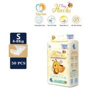 Tã Bỉm Dán Tiny Hachi Size S 50 Miếng Dành Cho Trẻ Sơ Sinh Cân Nặng Nhỏ Từ 4-8kg - Tổng Kho Mẹ Và Bé