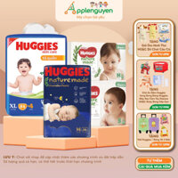 Tã Bỉm Dán/Quần Huggies Nature Made/ Tràm Trà Đủ Size Nb60/S82/M64/L54/M58/L44/XL38/XXL26 | Applenguyen94