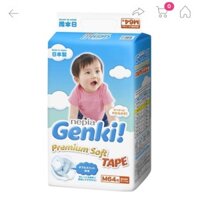 Tã bỉm Genki M dán 64 miếng