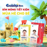 Tã bỉm GOLDGI ECO mới 2023 Nhật Bản tã quần/M54/L48/XL44/