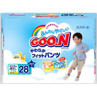 Tã - Bỉm Goon quần nội địa bé trai XXL28