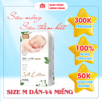 Tã Bỉm Homebaby Cotton Tự Nhiên Nội Địa Trung M44 miếng dán