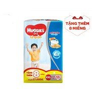 TẢ BỈM HUGGIES CHỐNG HĂM CHO EM BÉ TẢ QUẦN SIZE XXL56 MIẾNG TỪ 15 ĐẾN 25 KG TẶNG 8 MIẾNG