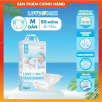 Tã bỉm Love Max Oganic mềm nhẹ,khô thoáng,thấm hút cho bé