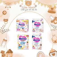 Tã Bỉm MERRIES Nội Địa Nhật Dán/Quần NB82/S76/M60/M58/L50/XL44