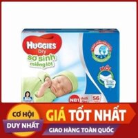 Tã bỉm miếng lót Huggies dry sơ sinh NB 56 miếng - Shop Khánh Chi