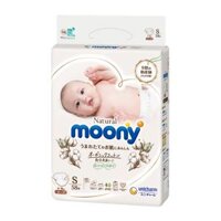 Tã bỉm Moony trắng Nature hàng Nhật chính hãng đỉ size cho bé
