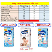 Tã Bỉm Moony XANH Nhập khẩu đủ size NB/S/M/L/XL