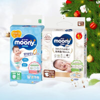 Tã Bỉm Moony Xanh Trắng nội địa nhập khẩu Nhật quần/dán chính hãng đủ size cho bé