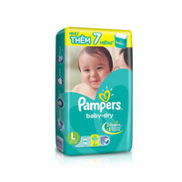 Tã - Bỉm Pampers dán bịch đại L60