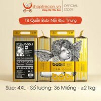 Tã – Bỉm Quần Babi Angel Nội Địa Trung Size XXXXL Số Lượng 36 Miếng Cho Bé Trên 21Kg