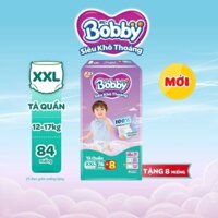 Tã bỉm quần Bobby Gạo non XXL 76 miếng, XXL 76+8 miếng