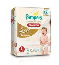 Tã – Bỉm quần cao cấp Pampers Premium Care L28 (9 – 14 kg)
