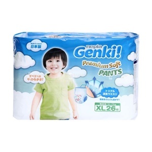 Tã-bỉm quần Genki XL26