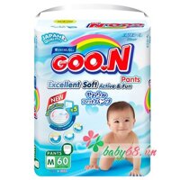 Tã - bỉm quần Goon Renew Slim M60 (7 - 12kg)