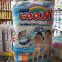 Tã- Bỉm quần Goo.N Slim L48