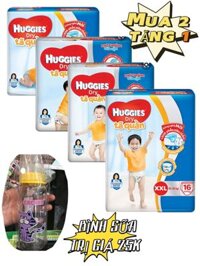 TẢ / BỈM QUẦN HUGGIES bịch trung  S24 / M22 / L20 /  XL18 /  XXL16 Miếng HÀNG CHÍNH HÃNG