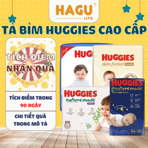 Tã-bỉm quần Huggies Dry Pants Big Jumbo L54