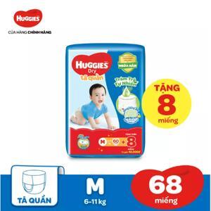 Tã-bỉm quần Huggies Dry Pants Big Jumbo M60