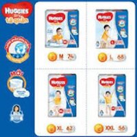 Tã bỉm quần Huggies Dry Pants gói nhỏ size S 24 miếng M 22 miếng L 20 Miếng XL 18 Miếng XXL 16 miếng date 2020 new.