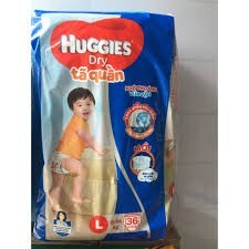 Tã - bỉm quần Huggies Dry Jumbo L36 (9-14kg)