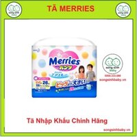 Tã - Bỉm quần Merries XXL26 cho bé từ 15-28kg