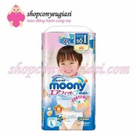 Tã - Bỉm Quần Moony L44 Trai Không Quà - Tã Quần Moony Nhật Giá Sĩ Tại TPHCM